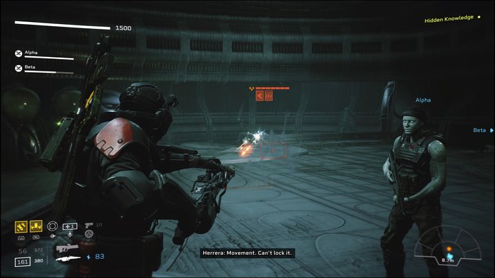 be wary of a new opponent - Pathogen Stalker, who can turn invisible - get close to him and the camouflage will be removed, but the enemy will be ready to strike - Aliens Fireteam Elite: Boarding - walkthrough - A gift of fire - Aliens Fireteam Elite Guide