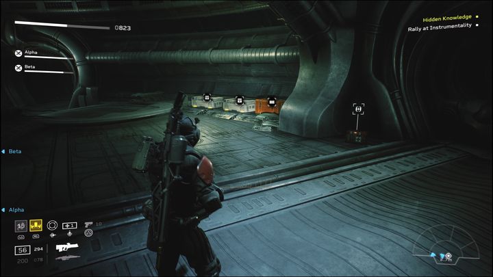 You'll need to face some opponents, but before that resupply at the ammo crate and pick-up a medkit - Aliens Fireteam Elite: Boarding - walkthrough - A gift of fire - Aliens Fireteam Elite Guide