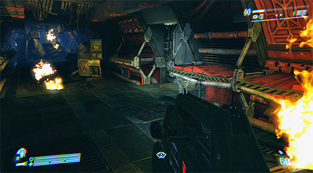 Backtrack to the fork and go through the unexplored main corridor, following O'Neal's footsteps - Get to Operations and rescue surviving Marines - Mission 9: Hope in Hadleys - Aliens: Colonial Marines - Game Guide and Walkthrough