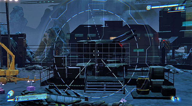 Get the RGP launcher (you'll have to drop the flamethrower first) and use it the only way you know how to destroy the third and the last AA gun - Destroy the AA guns (3 of 3) - Mission 10: Derelict Reclaimed - Aliens: Colonial Marines - Game Guide and Walkthrough