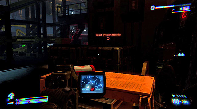 After resetting the four manual switches, use the motion tracker for the last time to locate the cargo launcher release - Defeat the Queen - Mission 11: Home - Aliens: Colonial Marines - Game Guide and Walkthrough