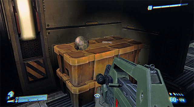 DOG TAG 23/35 (PFC Tim Crowe) - On the box in one of the last warehouses on the way to the underground facility - Dog Tags (missions 6-11) - Collectibles - Aliens: Colonial Marines - Game Guide and Walkthrough