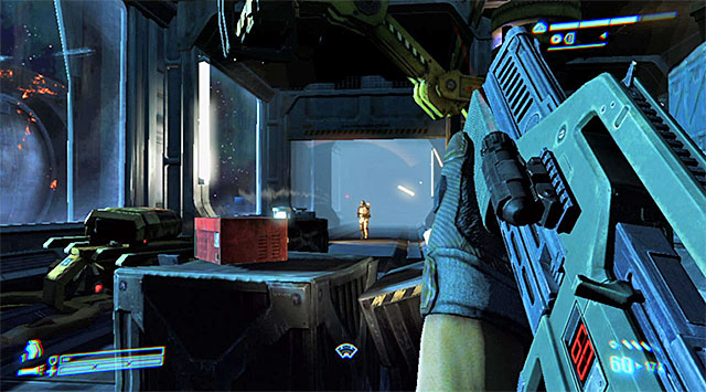 While moving in a straight line, keep an eye for quite numerous collectibles scattered around - Get to the command deck through Engineering - Mission 2: Battle for Sulaco - Aliens: Colonial Marines - Game Guide and Walkthrough