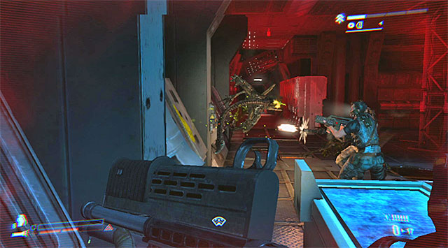 Go straight ahead, then turn left to return to operations (if you get lost, use the motion tracker, which displays the destination) - Report Back to Operations - Mission 4: No Hope in Hadleys - Aliens: Colonial Marines - Game Guide and Walkthrough