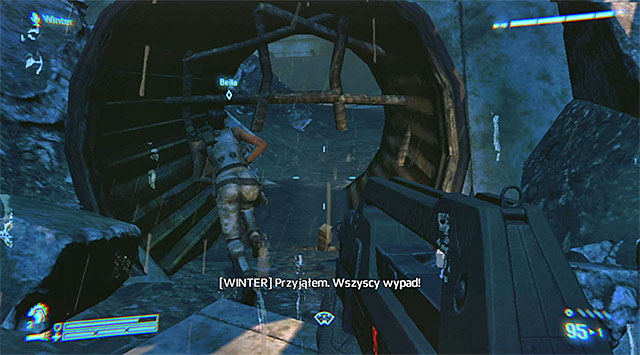 Pick up every interactive item from the garage, then go through the newly unlocked exit - Find ONeal - Mission 5: The Raven - Aliens: Colonial Marines - Game Guide and Walkthrough