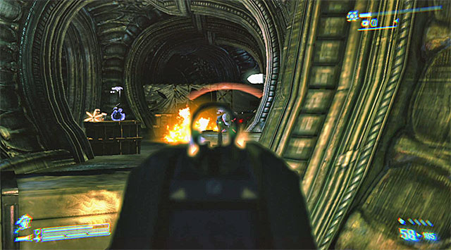 Wait until the elevator takes you to another level and move forward - Find a way through the Derelict to find the prisoner - Mission 8: Rampart - Aliens: Colonial Marines - Game Guide and Walkthrough