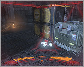 In the room with three mechanisms get close to the chest - Trophies - Pyramid - Trophies - Aliens vs Predator - Game Guide and Walkthrough