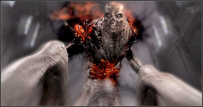 Your top priority here will be to get to one of the corners of the room, because you'll be able to find explosive bottles there (screen) - Episode 5 Scene 3 - Episode 5 - Alone in the Dark - Game Guide and Walkthrough