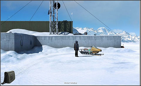 Now you have to figure out how to transport the bear to the sled dog cage - Arrange stuff to move the bear - Day 1 - Alpha Polaris - Game Guide and Walkthrough