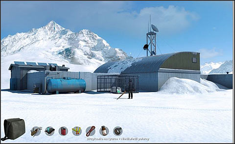 Head to the cage - in the meantime the bear is awaken - Give the bear first dose of medicine - Day 1 - Alpha Polaris - Game Guide and Walkthrough