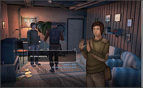 A sleepwalker Tully appears and begins to tell about his dreams - Find the noise source - Night 1 - Alpha Polaris - Game Guide and Walkthrough