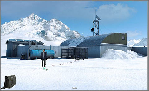 There are blood tracks in front of the cage - Rune will notice that the bear went northwards - Track the bear down - Day 2 - Alpha Polaris - Game Guide and Walkthrough