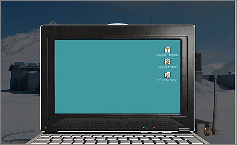Now connect a computer and a triangulation device together - Track the bear down - Day 2 - Alpha Polaris - Game Guide and Walkthrough