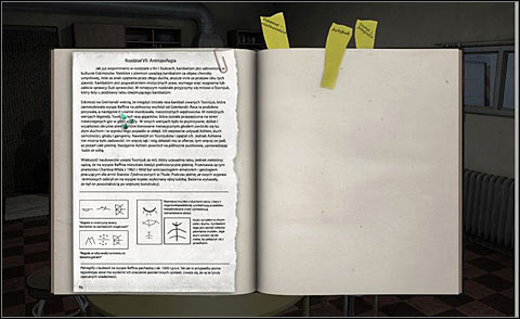 You can find it in Runes notebook (Articles bookmark) - Examine bones left in the hood - Day 2 - Alpha Polaris - Game Guide and Walkthrough