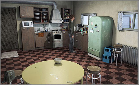 Take sugar from the table next to the fridge - Bombe Alaska - Day 2 - Alpha Polaris - Game Guide and Walkthrough