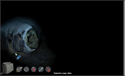 Use an oil container to fill a pot with oil and set fire with a lighter - Find answers in a cave - Day 3 - Alpha Polaris - Game Guide and Walkthrough
