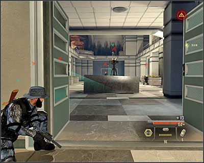 Open the door leading to the western room (M21A, 16) - Walkthrough - The finale - Infiltrate Alpha Protocol - Walkthrough - The finale - Alpha Protocol: The Espionage RPG - Game Guide and Walkthrough