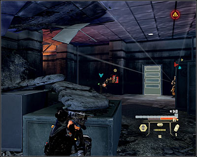 Look out, as in the first room (M21A, 12) you will bump into some enemies and a turret, which of course you have to destroy - Walkthrough - The finale - Infiltrate Alpha Protocol - Walkthrough - The finale - Alpha Protocol: The Espionage RPG - Game Guide and Walkthrough