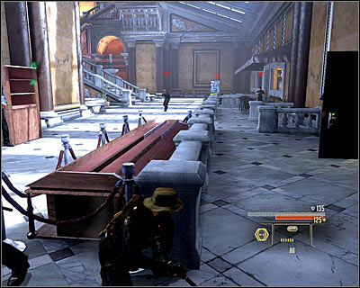 The museum employees and Marburg's men will be fighting in the next part of the museum (M14A, 14) - Walkthrough - Rome - Intercept Marburg at Museum of Art - Walkthrough - Rome - Alpha Protocol: The Espionage RPG - Game Guide and Walkthrough