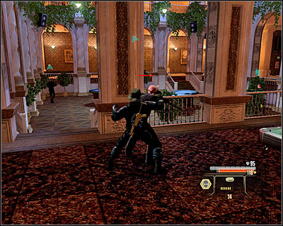 The gallery consists of two floors, with most of the enemies staying at the ground floor - Walkthrough - Rome - Investigate Marburgs Villa - Walkthrough - Rome - Alpha Protocol: The Espionage RPG - Game Guide and Walkthrough