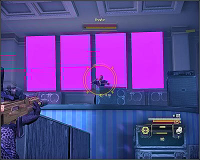 The fight is divided into two basic phases, with the first being definitely easier and shorter - Walkthrough - Moscow - Assault Braykos Mansion - Walkthrough - Moscow - Alpha Protocol: The Espionage RPG - Game Guide and Walkthrough