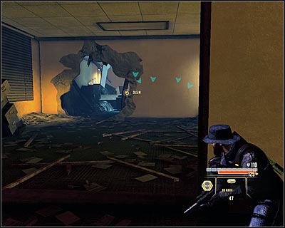 Head forward and use the room on the left once you reach a barricaded passage - Walkthrough - Moscow - Intercept Surkov at US Embassy - Walkthrough - Moscow - Alpha Protocol: The Espionage RPG - Game Guide and Walkthrough