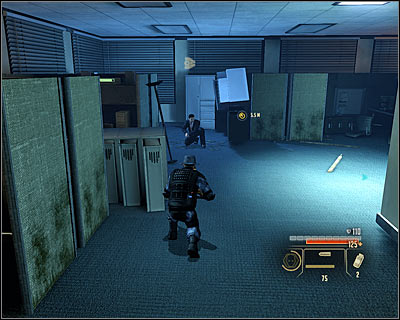 There are two paths leading to Surkov - south (M8B, 3) and west (M8B, 4) - Walkthrough - Moscow - Intercept Surkov at US Embassy - Walkthrough - Moscow - Alpha Protocol: The Espionage RPG - Game Guide and Walkthrough