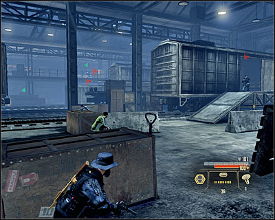 Two different paths lead to the nearby hall (M7, 2) - Walkthrough - Moscow - Investigate Weapon Shipments - Walkthrough - Moscow - Alpha Protocol: The Espionage RPG - Game Guide and Walkthrough