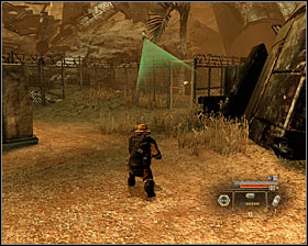 I wouldn't advise taking the left path, unless you have the possibility to use an EMP to quickly open the gate - Walkthrough - Saudi Arabia - Intercept Shaheed and Recover Missiles - Walkthrough - Saudi Arabia - Alpha Protocol: The Espionage RPG - Game Guide and Walkthrough