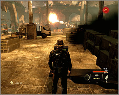 If you intend to eliminate the enemies before getting to Nasr's hideout, it would be once again wise to take care of the guard on one of the upper balconies first - Walkthrough - Saudi Arabia - Intercept Nasri the Arms Dealer - Walkthrough - Saudi Arabia - Alpha Protocol: The Espionage RPG - Game Guide and Walkthrough