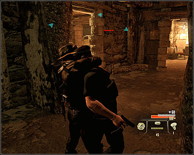 Now you can head towards the southern door (M3, 13) - Walkthrough - Saudi Arabia - Investigate Jizan Weapon Stockpile - Walkthrough - Saudi Arabia - Alpha Protocol: The Espionage RPG - Game Guide and Walkthrough