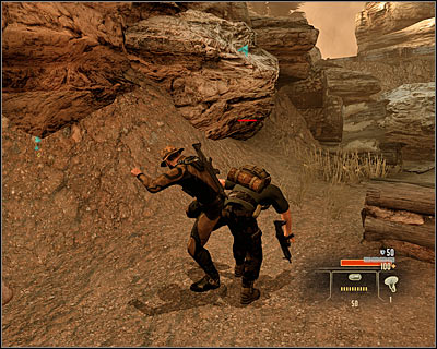 You begin the mission nearby the first sniper tower (M3, 1) - Walkthrough - Saudi Arabia - Investigate Jizan Weapon Stockpile - Walkthrough - Saudi Arabia - Alpha Protocol: The Espionage RPG - Game Guide and Walkthrough