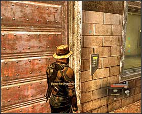 Option 7 - using the closed door at the eastern wall - Walkthrough - Saudi Arabia - Bug Al-Samad Airfield - Walkthrough - Saudi Arabia - Alpha Protocol: The Espionage RPG - Game Guide and Walkthrough