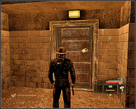 Option 6 - using the locked door in the north-west corner - Walkthrough - Saudi Arabia - Bug Al-Samad Airfield - Walkthrough - Saudi Arabia - Alpha Protocol: The Espionage RPG - Game Guide and Walkthrough
