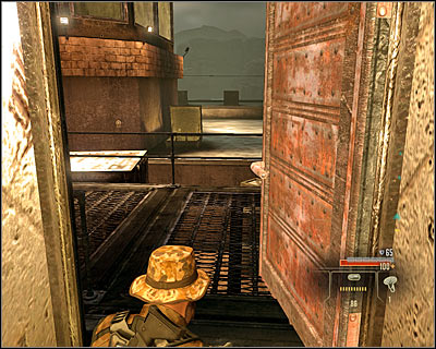 It's worth to eliminate the nearest enemies as fast as possible, which shouldn't be too hard - Walkthrough - Saudi Arabia - Bug Al-Samad Airfield - Walkthrough - Saudi Arabia - Alpha Protocol: The Espionage RPG - Game Guide and Walkthrough