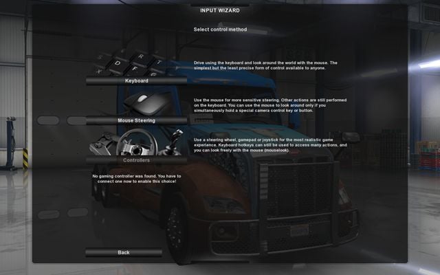 It is a very important choice that will determine what gearbox you can use - Basics - Game configuration - American Truck Simulator - Game Guide and Walkthrough
