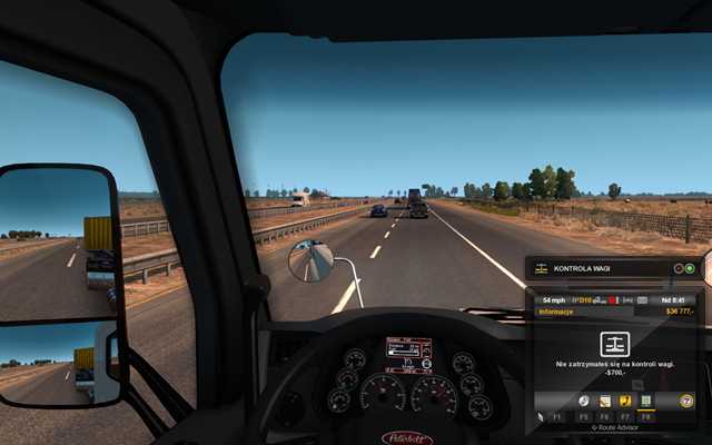 When you travel a lot pay attention to rules as tickets may cost you a lot - Tickets - Driving your truck across the States - American Truck Simulator - Game Guide and Walkthrough
