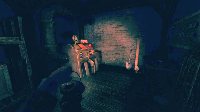 Yet another machine to repair. - The Basement | Walkthrough - Walkthrough - Amnesia: A Machine for Pigs Game Guide