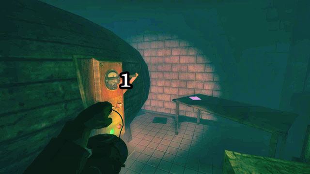 Pull the lever next to the barrel [1] - Liquid Mixer | Walkthrough - Walkthrough - Amnesia: A Machine for Pigs Game Guide