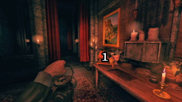 It is next to the main entrance to the church that is locked [1] - The Church | Collectibles - Collectibles - Amnesia: A Machine for Pigs Game Guide