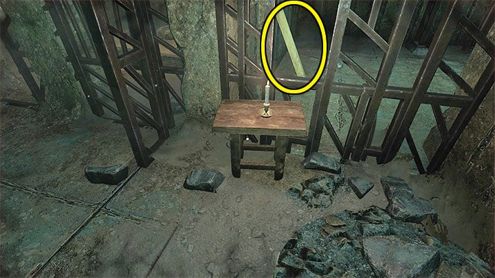 Now go back upstairs and to the dark passage with a white arrow painted in front of it - Amnesia Rebirth: The Hunting Grounds - walkthrough, secrets - Walkthrough - Amnesia Rebirth Guide
