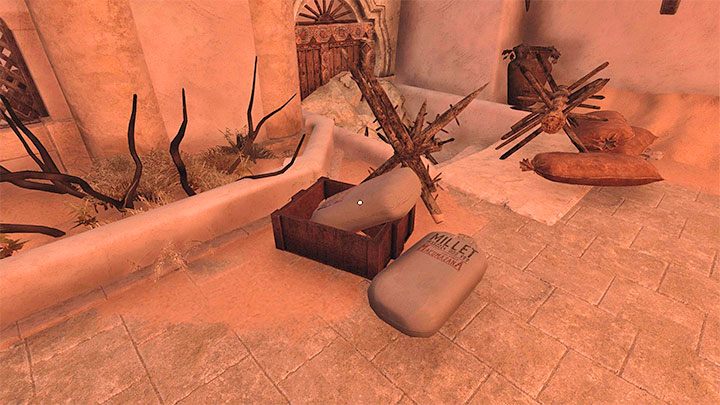 Stay in this area and look for a box with a sandbag inside - Amnesia Rebirth: The Fortress - walkthrough, secrets - Walkthrough - Amnesia Rebirth Guide