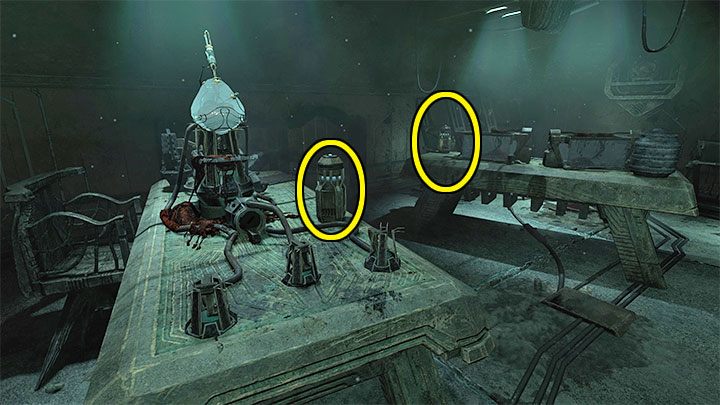 In the same location, you can find 3 new secrets - Amnesia Rebirth: The Alchemists Chambers - walkthrough, secrets - Walkthrough - Amnesia Rebirth Guide