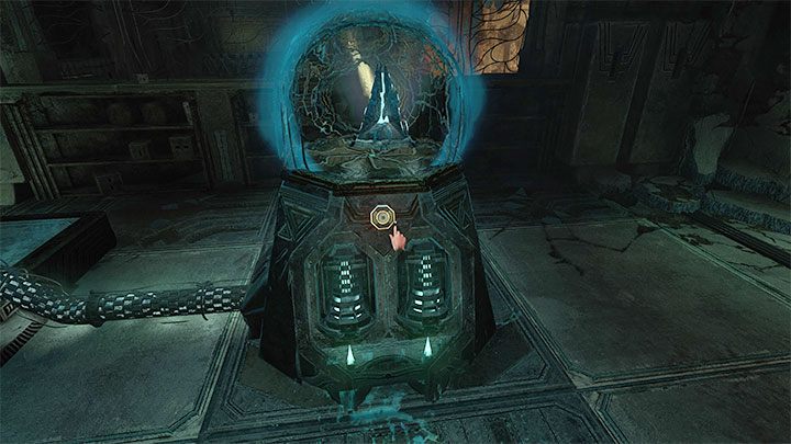 Finally, place the pyramid in the teleporter (the same one you used earlier to unlock the side passage) - Amnesia Rebirth: The Alchemists Chambers - walkthrough, secrets - Walkthrough - Amnesia Rebirth Guide