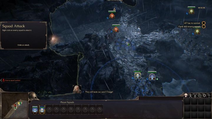 You can see a large group of archers - walk along the shore, go through rocks and join the squad that is currently under fire - Off the Course, Ulf Ironbeard - Viking Walkthrough - Ulf Ironbeard - Ancestors Legacy Game Guide