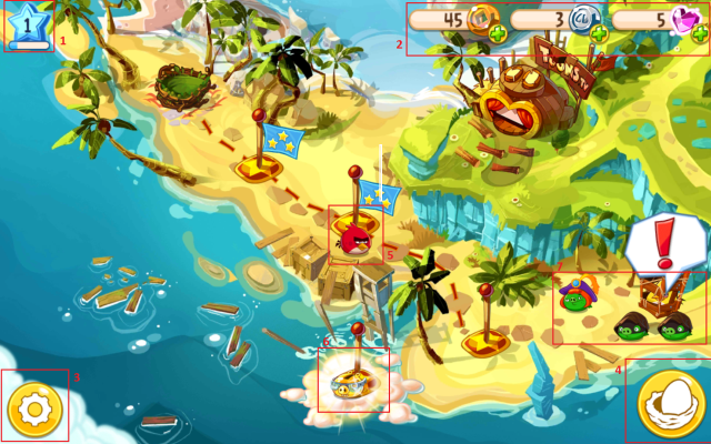 Angry Birds Epic by Rovio and Chimera - Daily Rewards - UI Interface Art  Game Art HUD iOS Apps GUI