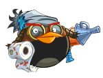 Cover Fire - Deals 3 x 30% damage - Bomb - Birds and their classes - Angry Birds Epic - Game Guide and Walkthrough