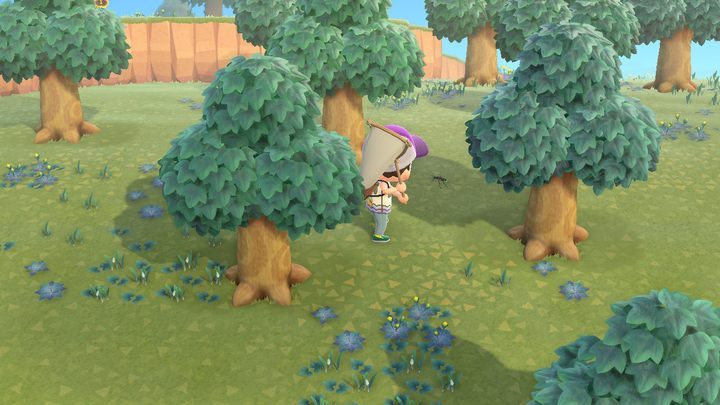You have to sneak up on timid insects. - ACNH: Insects - how to catch? - Items - Animal Crossing New Horizons Guide