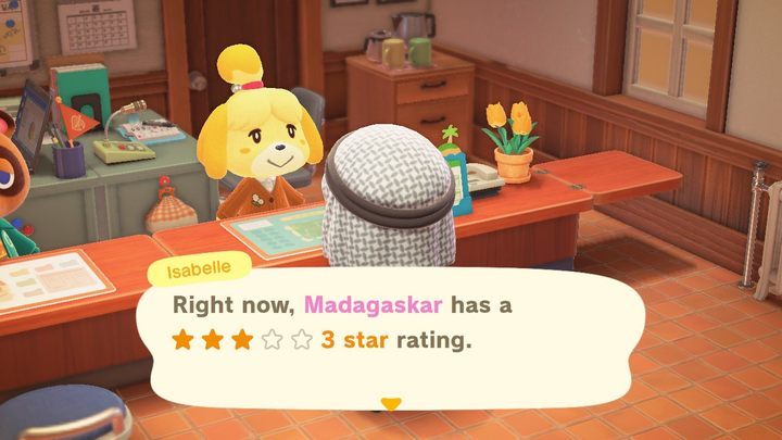 Check your islands rating by talking to Isabelle. - ACNH: K.K. Slider concert - how to unlock? - Gameplay mechanics - Animal Crossing New Horizons Guide