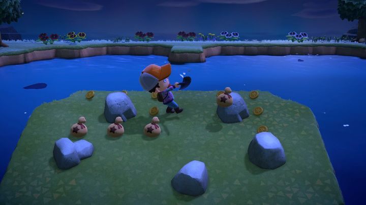 Hit the rocks with a shovel. Its worth it! - ACNH: Crafting Guide - Basics - Animal Crossing New Horizons Guide